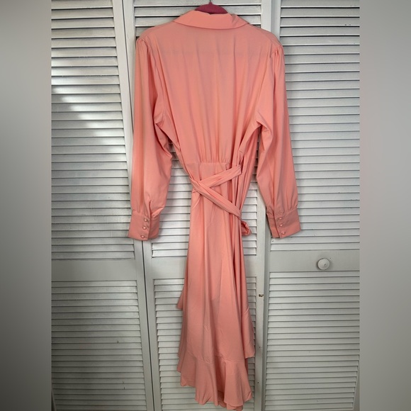 Halara Ruffle High-Low Wrap Dress Size XL - Picture 3 of 3